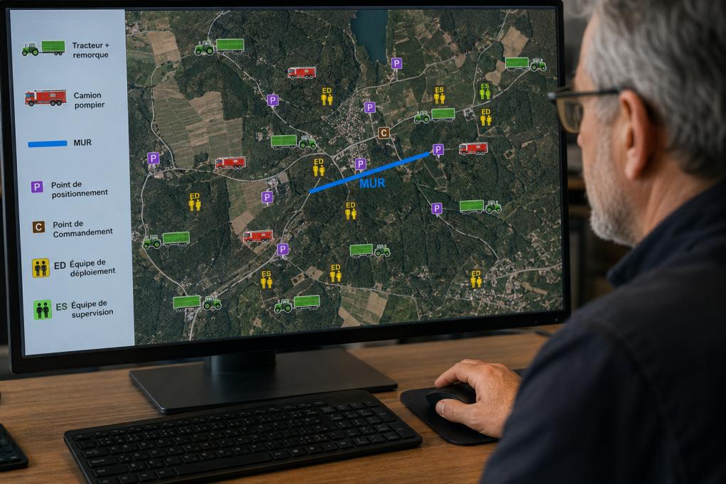 Écran de supervision RECIF